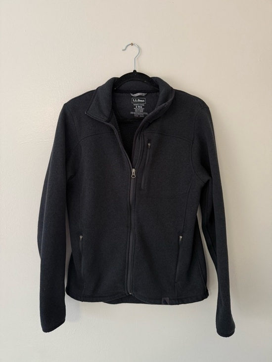 L.L. Bean Other - L.L. Bean Black Men's Zipped Fleece Jacket Size Small Regular Outdoors Granola